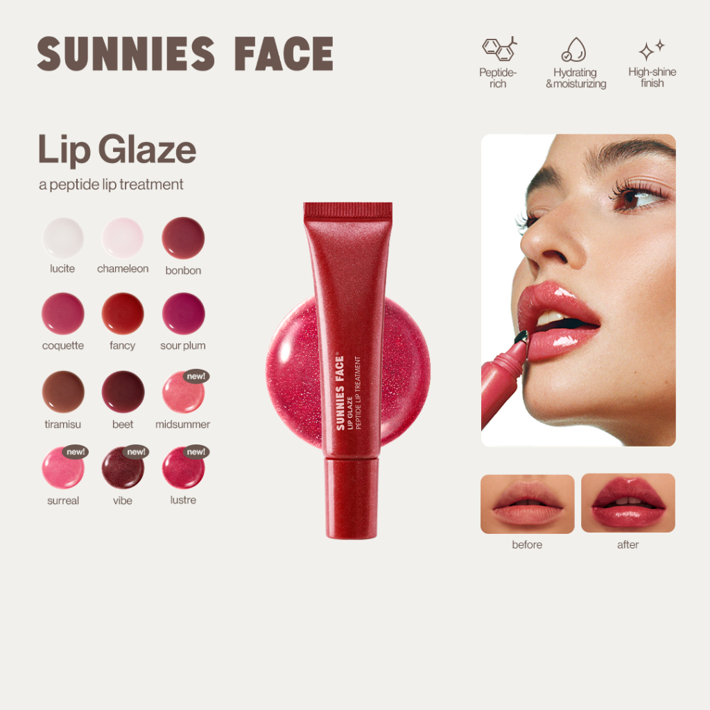 Sunnies Face Lip Glaze [Peptide Lip Treatment]