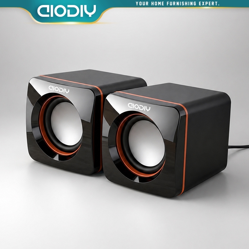 AIODIY Speaker for Desktop TV Laptop Computer USB Wired Wireless Computer Speaker
