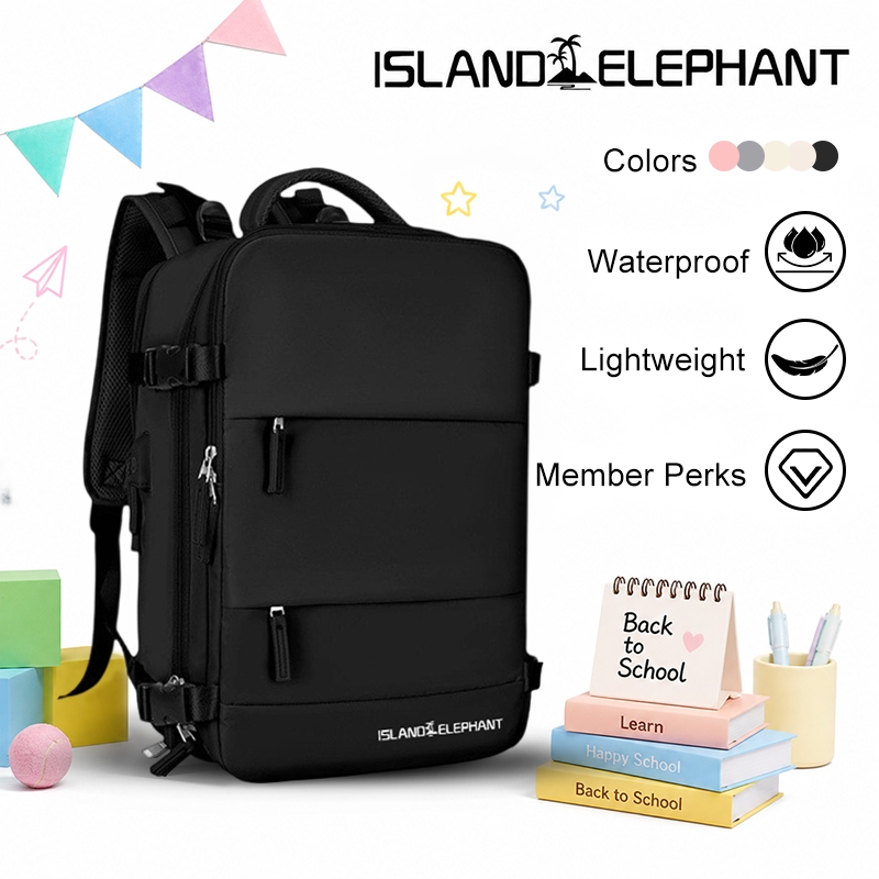 ISLAND ELEPHANT Travel Backpack For Women Laptop Breathable Large Capacity