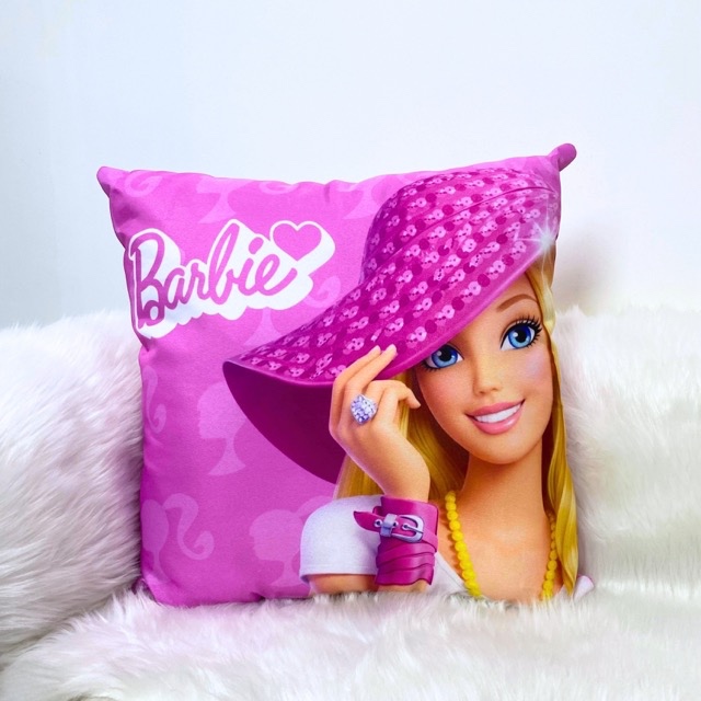 Fashion Barbie Collectible Pillow Soft Chic Design for Kids & Collectors Pink Decorative Pillow