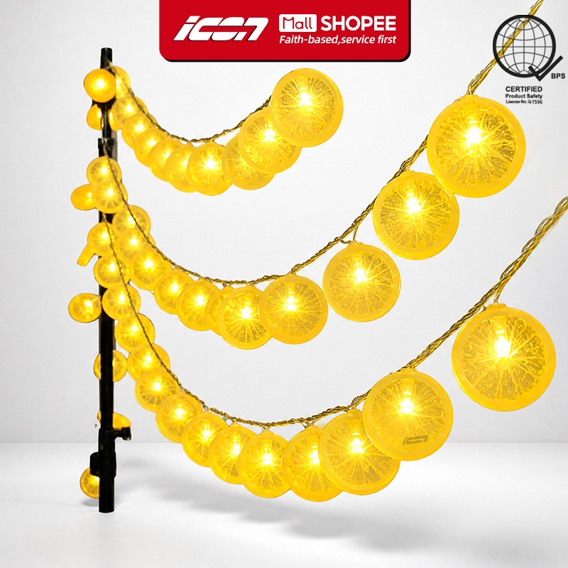 ICON Solar Christmas Lights Outdoor Waterproof Garden Led Bulb Wedding String Lights Solar Lamp Ball