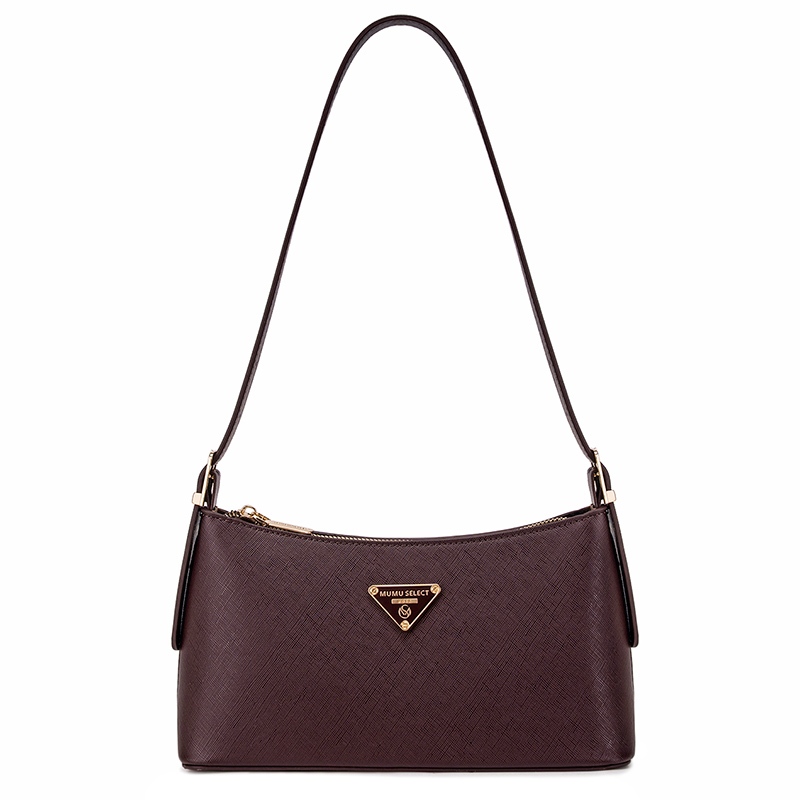 【Mumu Select】M388 Women's Classic Shoulder Bag | Fashion Baguette Bag | Elegant Daily Handbag