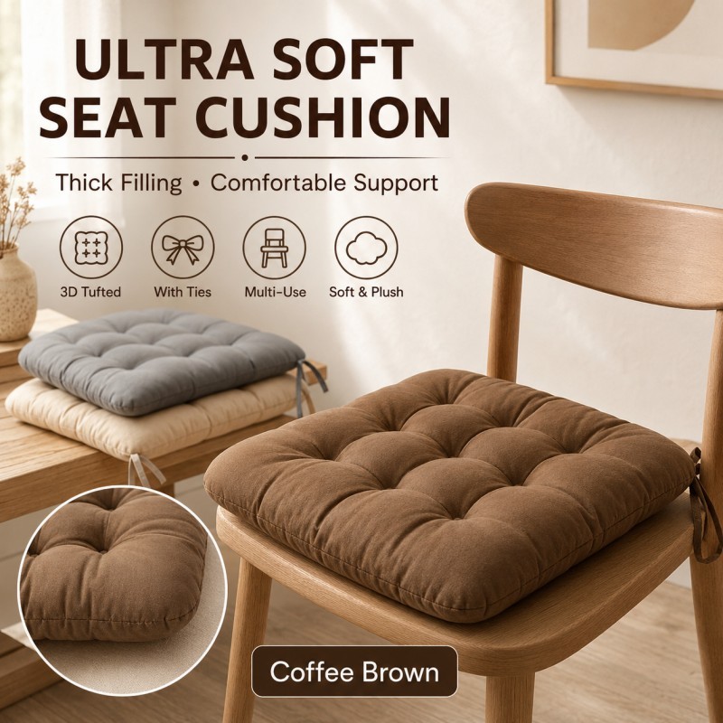 Cushions Chair For Student Home And Office Essential Cushion Soft Chair Back Seat Square Dining Pads