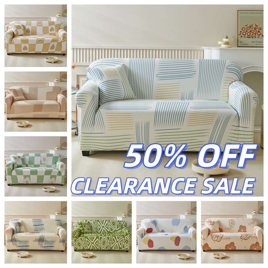 Thick Wafflepattern Material Elastic Sofa Cover Regular L Shape Stretchable 1/2/3/4-seater Seatcover