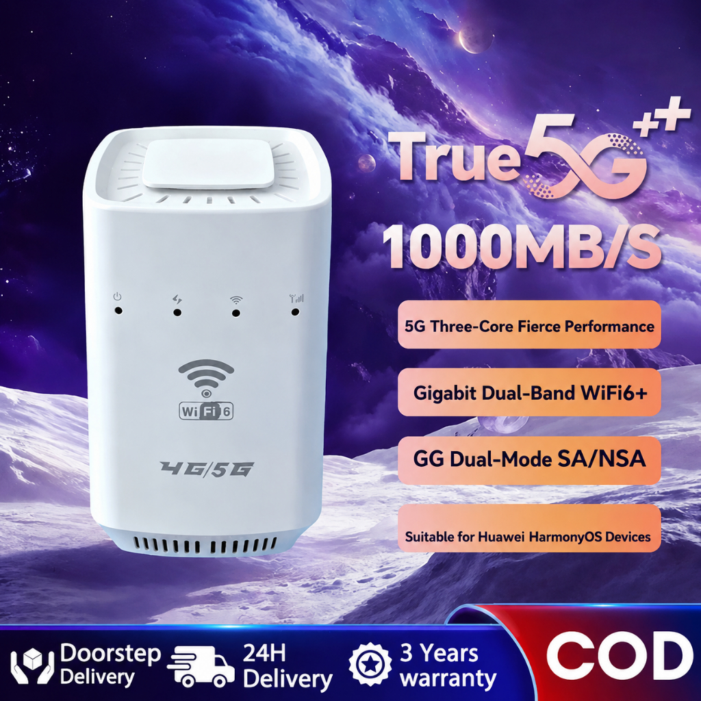 Router WIFI6 with sim slot Speed Router 1000 Mbps Supports 4G/5G Compatible with all SIM cards