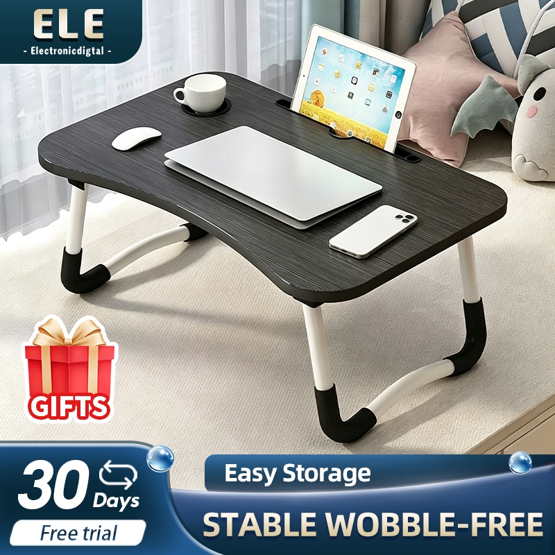 Foldable Bed Table Laptop Study Desk Lazy Portable Table For Bedroom Bay Window Home Office Use