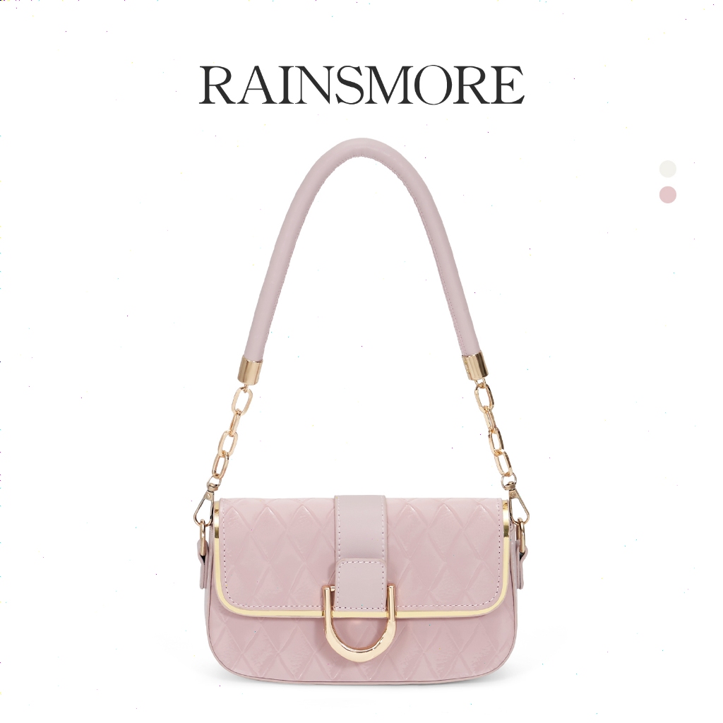 RAINSMORE Women's Underarm Bag — Elegant Quilted Chain Bag, Perfect for Work & Dates bag for women