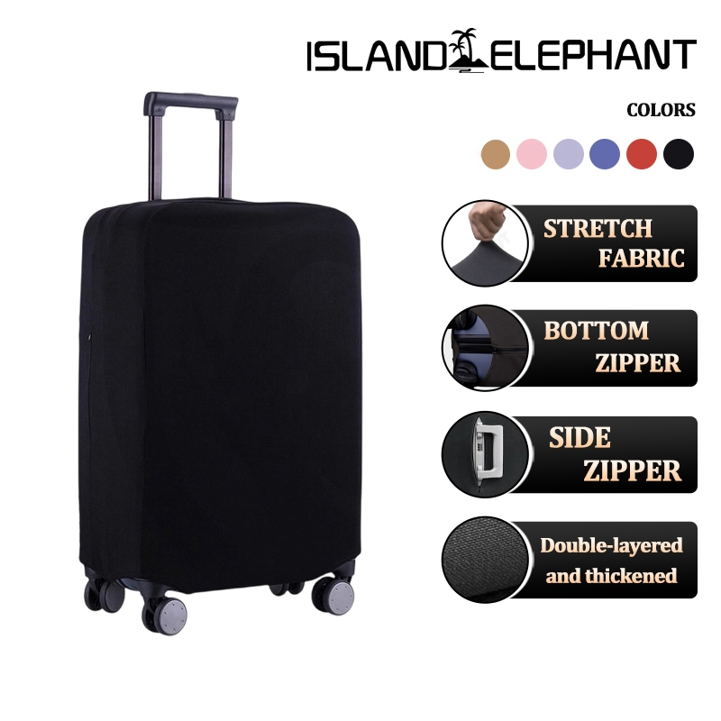 ISLAND ELEPHANT Luggage Cover Protector 20-28 inch Anti Scratch Dustproof Elastic Suitcase Cover
