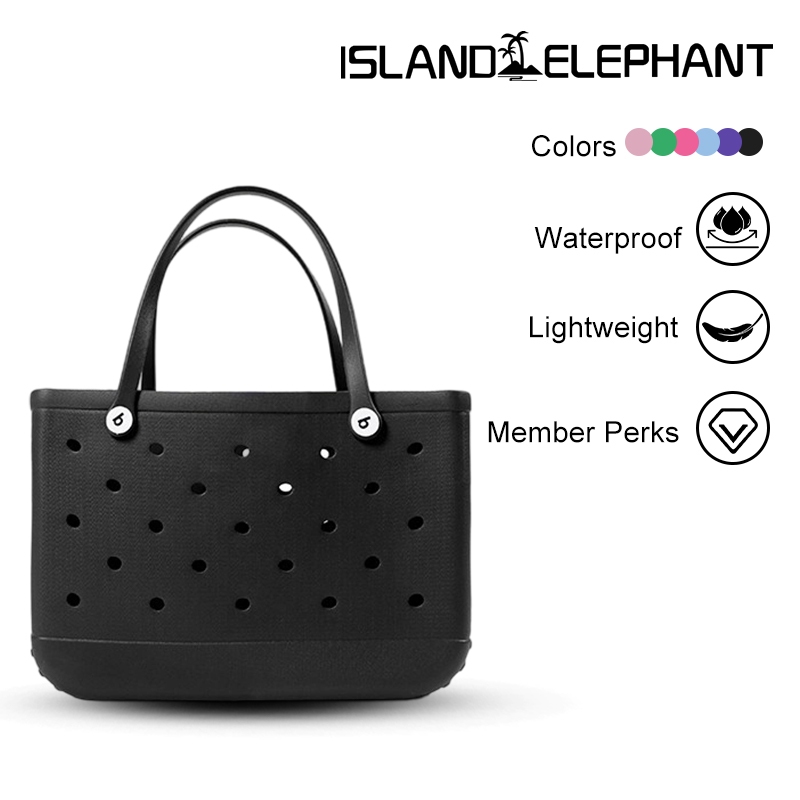ISLAND ELEPHANT Eva Bag Tote Bag Durable Rubber Material Waterproof Eva Beach Bag
