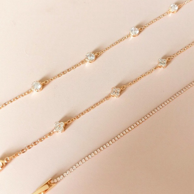 Neutrals.mnl - (non Tarnish) 14K Gold plated Micro Studs Minimalist bracelets | Hypoallergenic