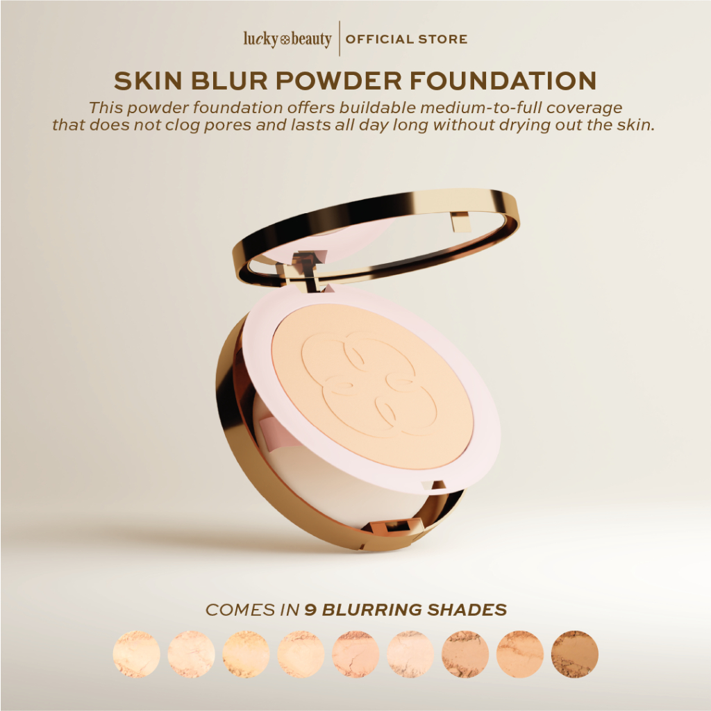 Lucky Beauty Skin Blur Powder Foundation
