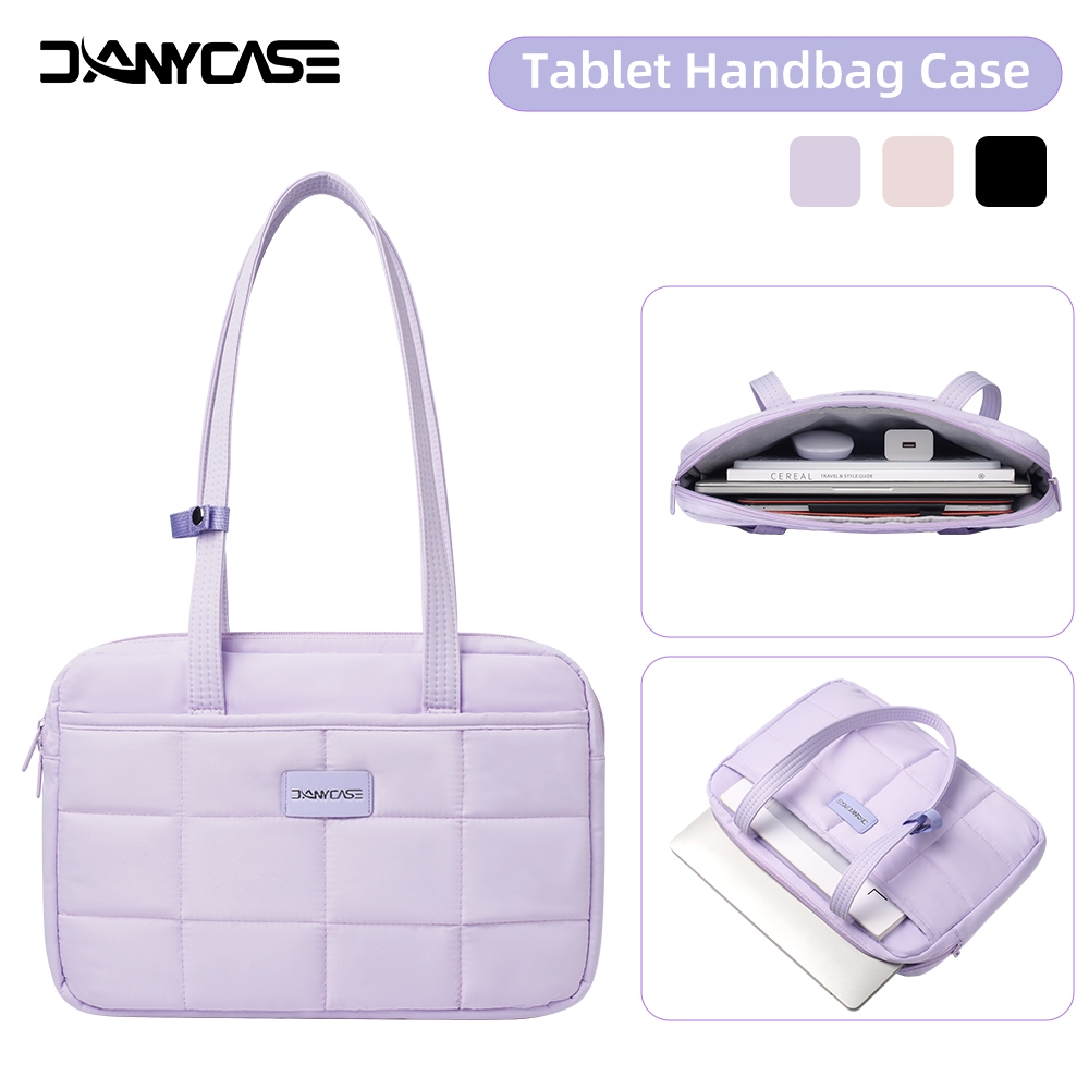Shockproof Tablet Bag Laptop Shoulder Bag Lightweight Handbag for Macbook Air Underarm Bag