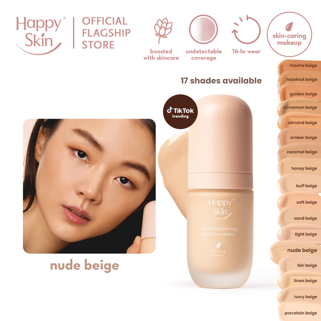 Happy Skin Off Duty Seamless Perfecting Liquid Foundation