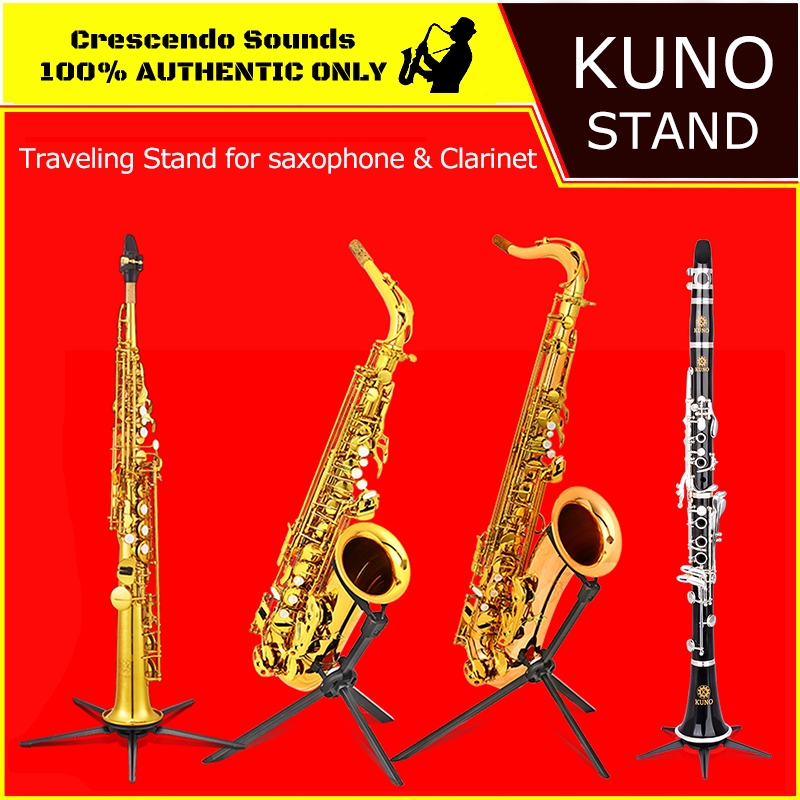 KUNO Saxophone Stand Affordable Durable Sax Stand Foldable Saxophone Stand Saxophone Accessory