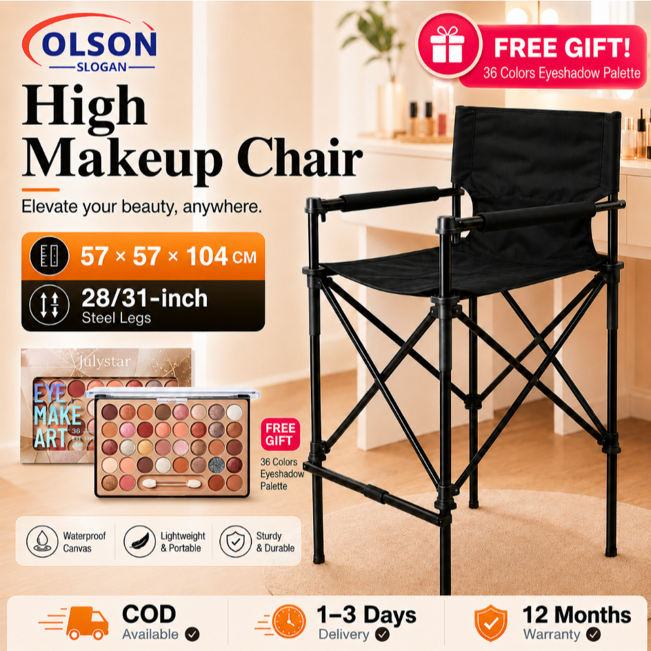 High director chair Portable makeup chair with side pocket fishing stool Camping chair Lounge chair