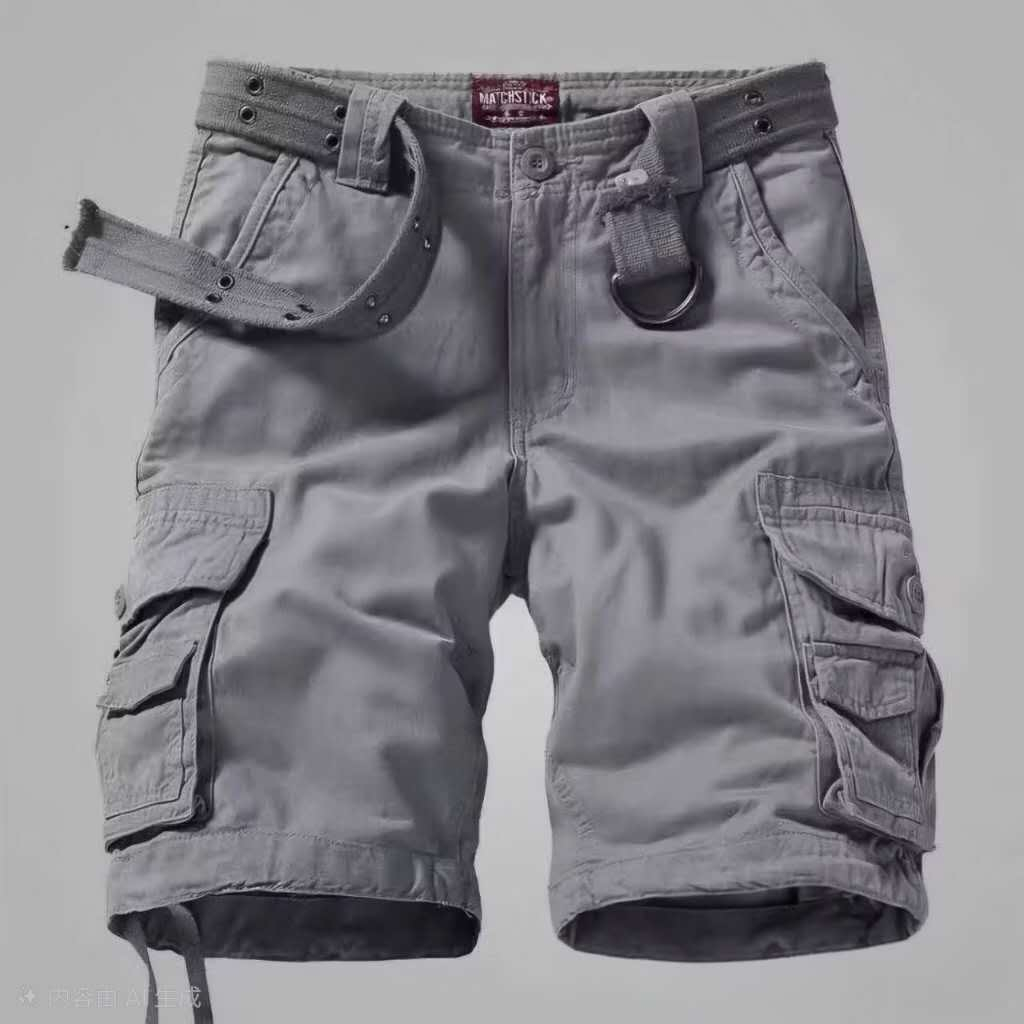 Six Pocket Cargo Shorts For Men's-Free Belt(28-42)