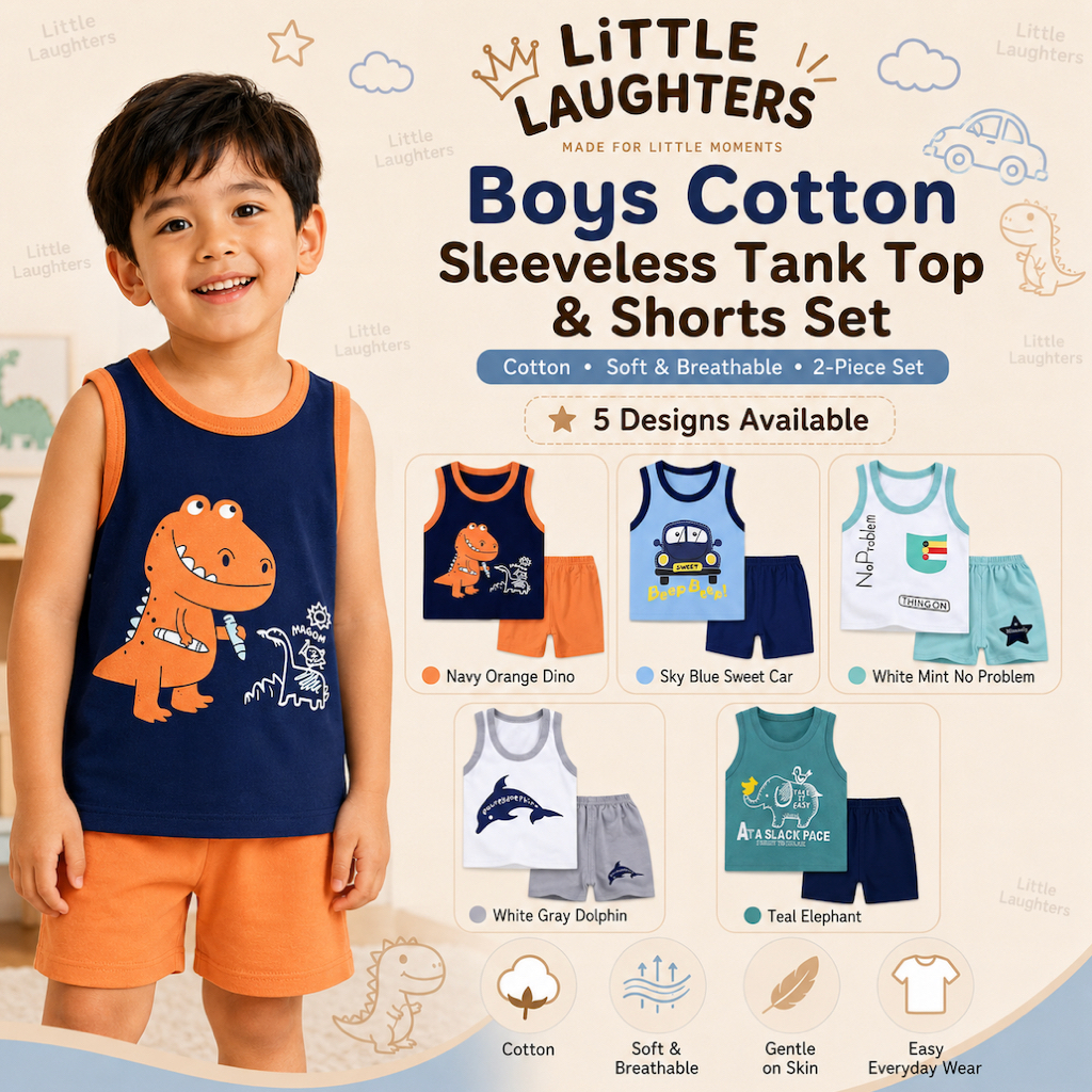 Boys Shirt Suits Baby Polo Terno Clothes 0-5 Years Child Print Shirt Shorts Two Sets of Kids Sando