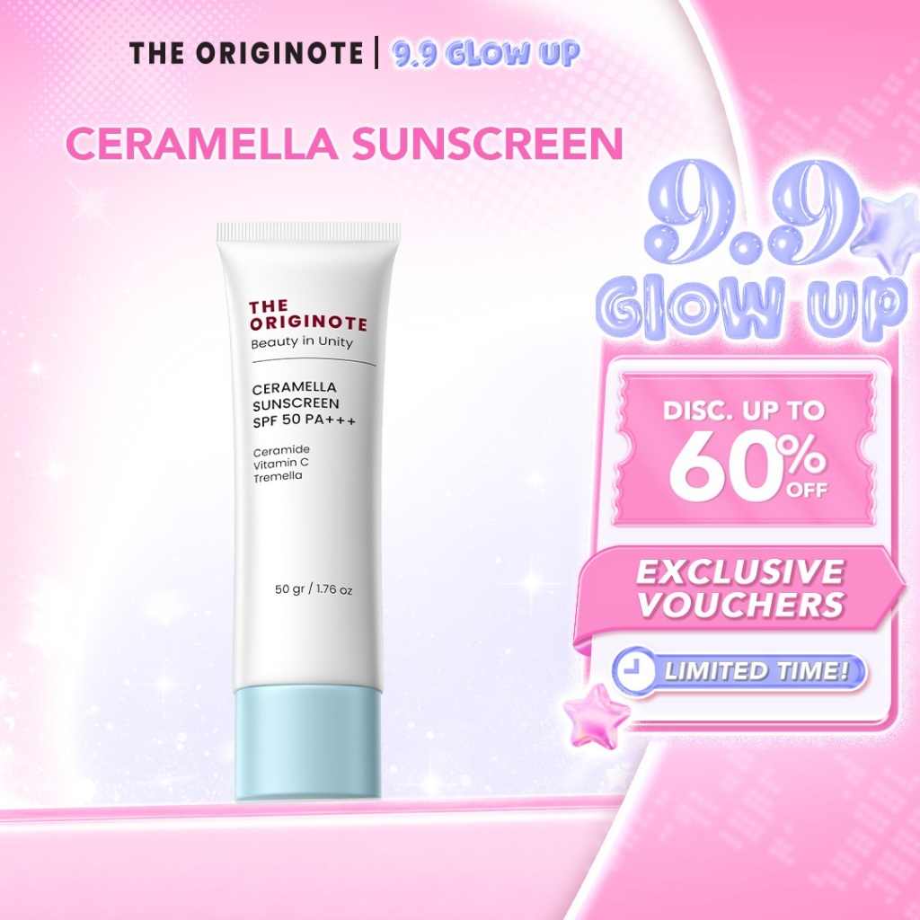[BEST SELLER] The Originote Ceramella Sunscreen SPF50 PA++++ 50 gr – Brightening Sunblock UV Protect