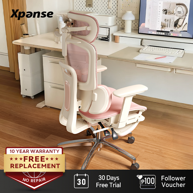 XPANSE S320 Pink Office Chair Ergonomic Computer Chair Study Chair Lumbar Support【30 Day Free Trial】