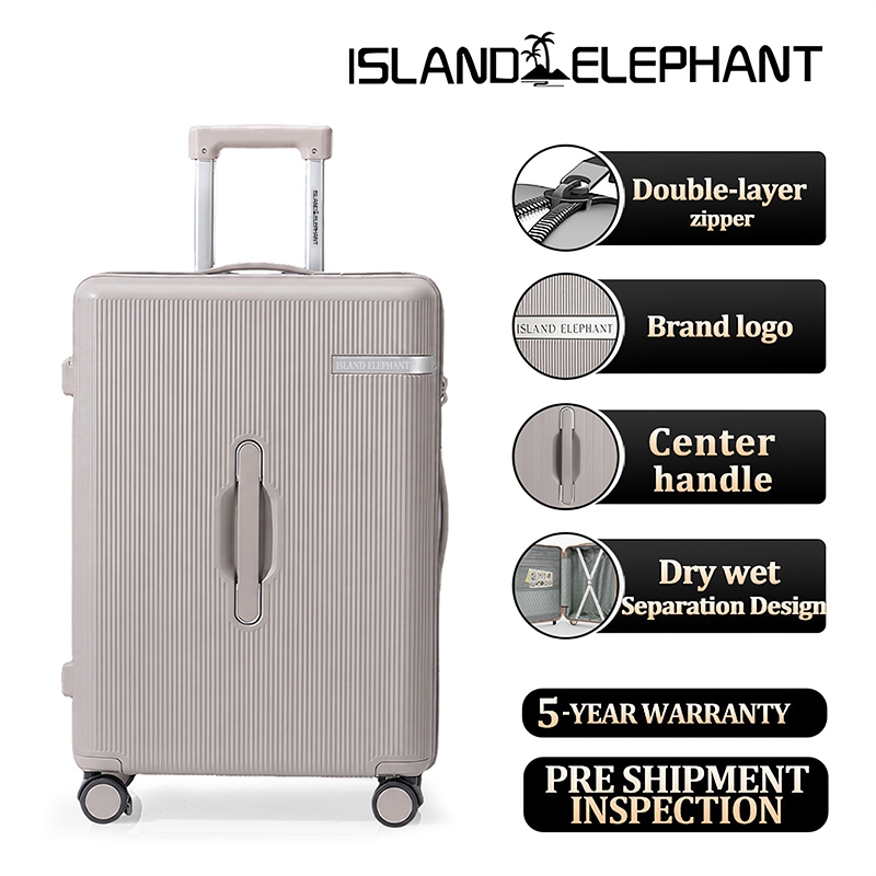 ISLAND ELEPHANT Hand Carry Luggage Anti-Theft Zipper Lightweight Travel 20/24/28inch