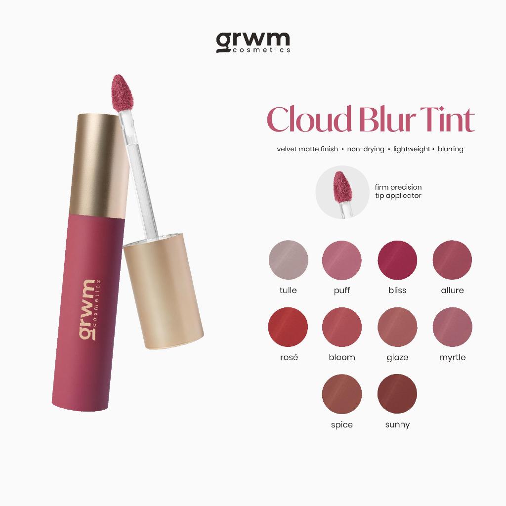GRWM Cosmetics Cloud Blur Tint - Velvet Lip Tint [velvet matte finish, lightweight, blurring]