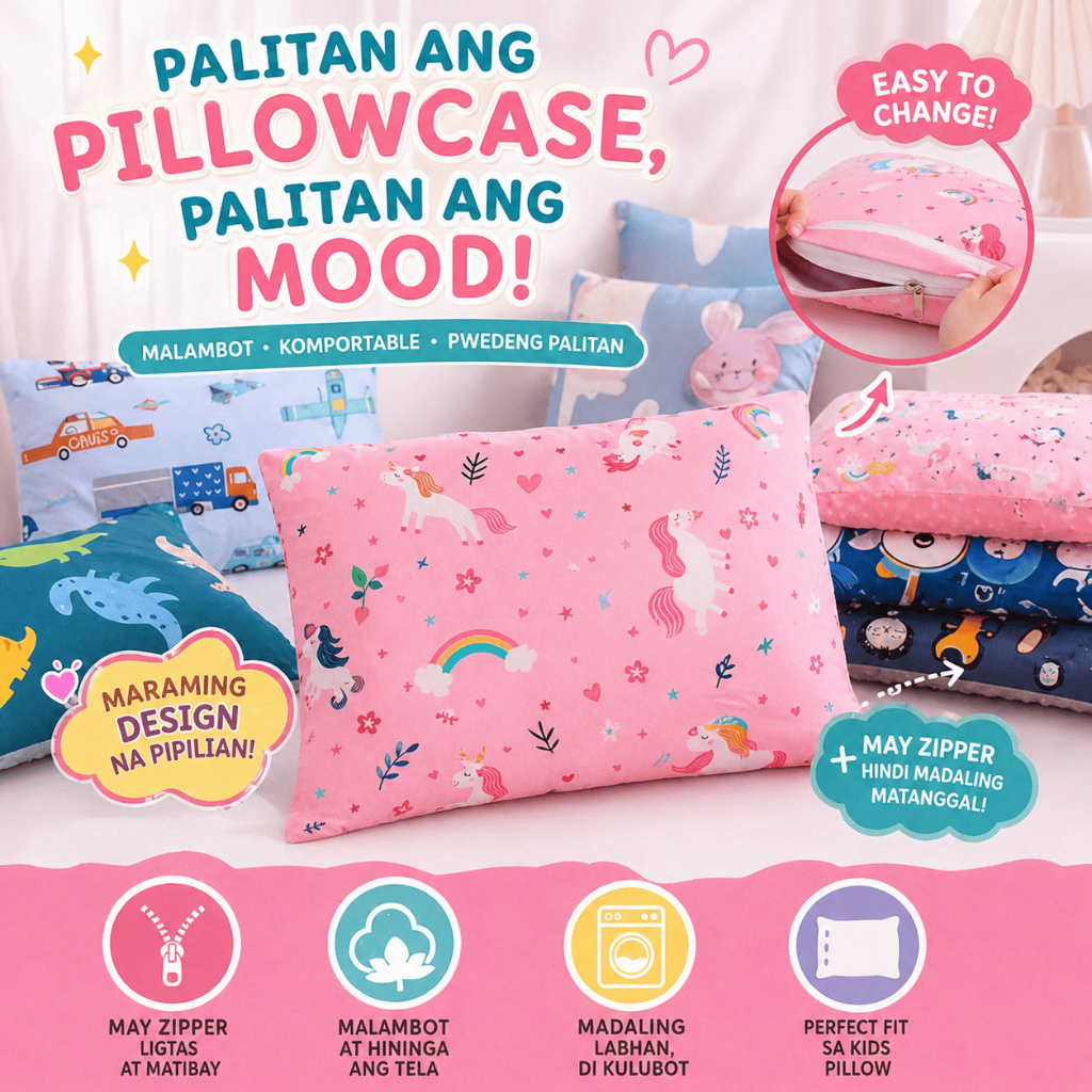 Baby Toddler Pillow Pure Cotton Skin-Friendly with Soft Minky Dots Bean for Baby Kid Toddler Sleep
