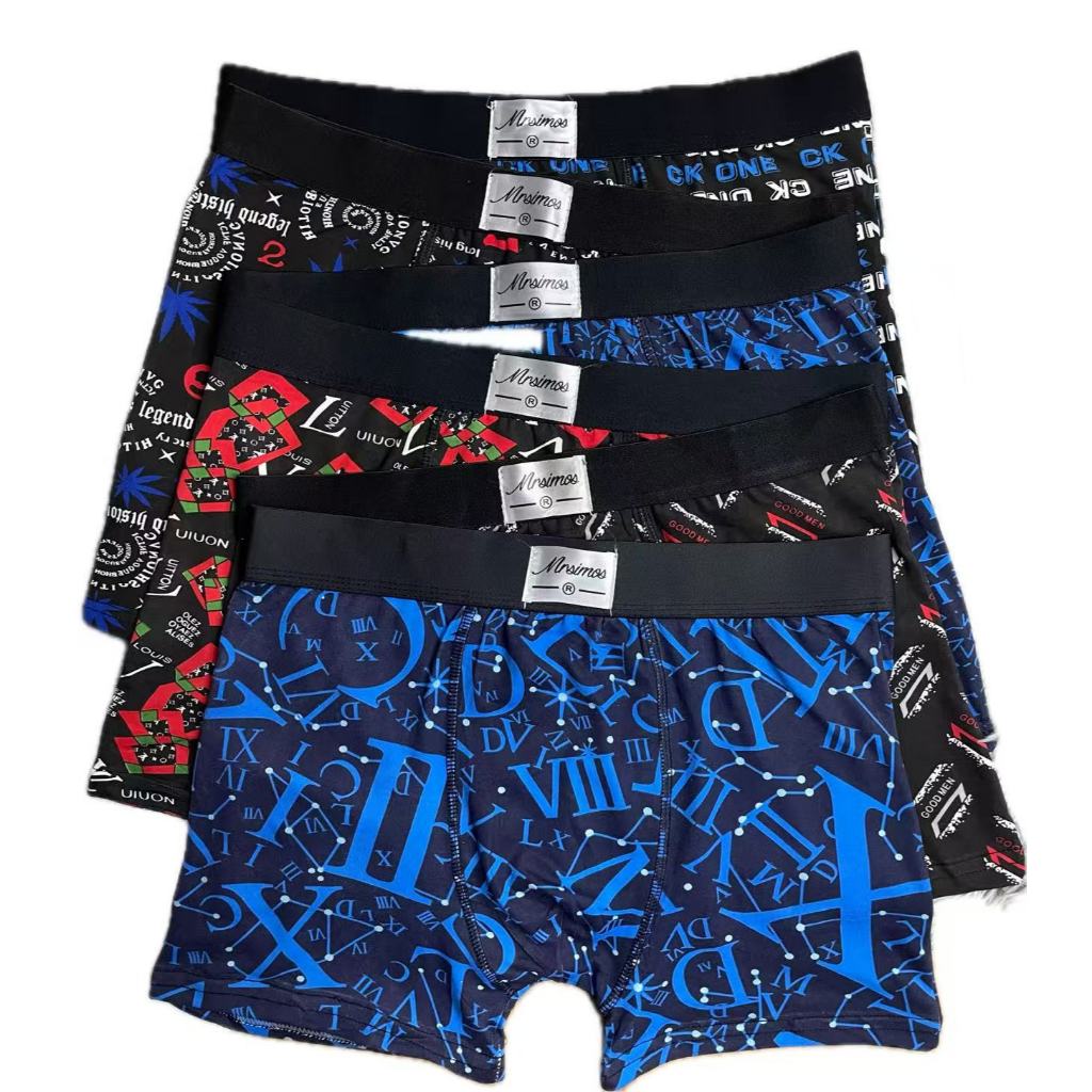 6/12PCS Boxer brief For Men's Underwear Stretchable Boxer Briefs COD&free shipping good quality