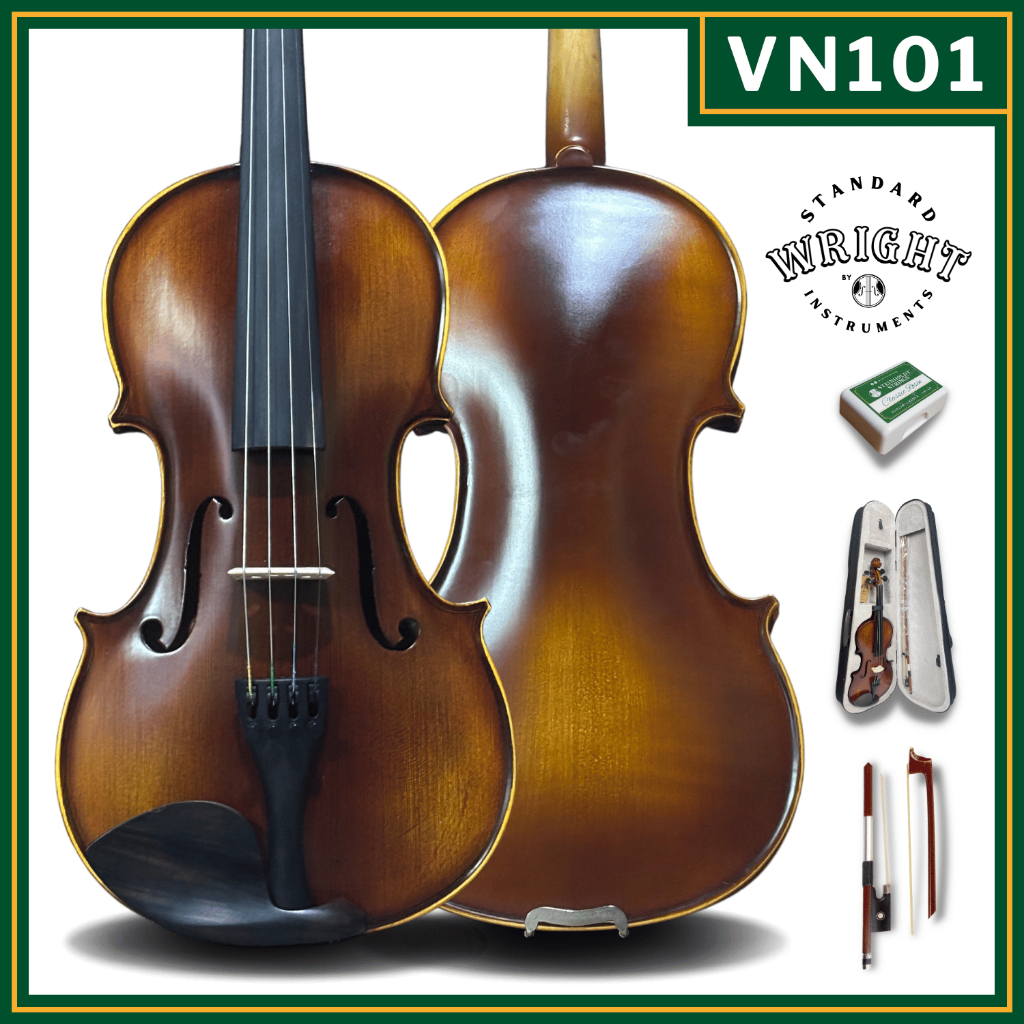 STEINHOLDT Wright - Startorius VN101 | Stradivarius Model Solid Wood Violin w/ Case and Freebies