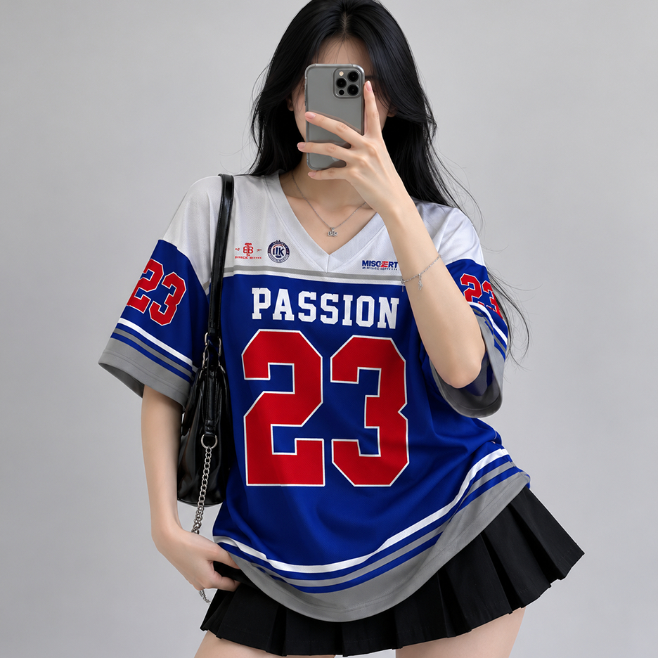 Oversize Basketball Jersey Streetwear Unisex Athletic Activewear Top for Men and Women