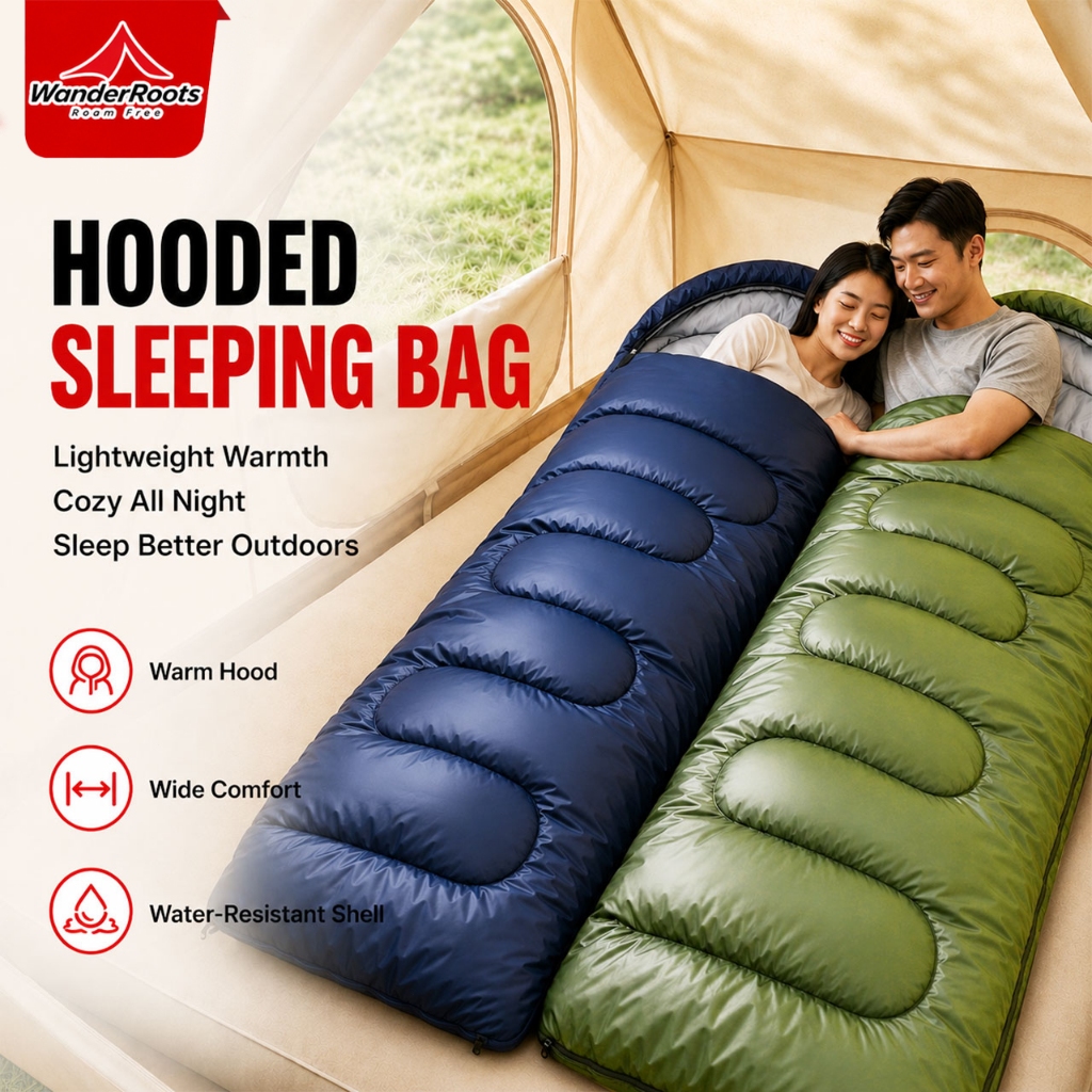 Camping Sleeping Bag Portable Envelope Sleeping Bag Outdoor Hiking Travel Tent Sleeping Blanket