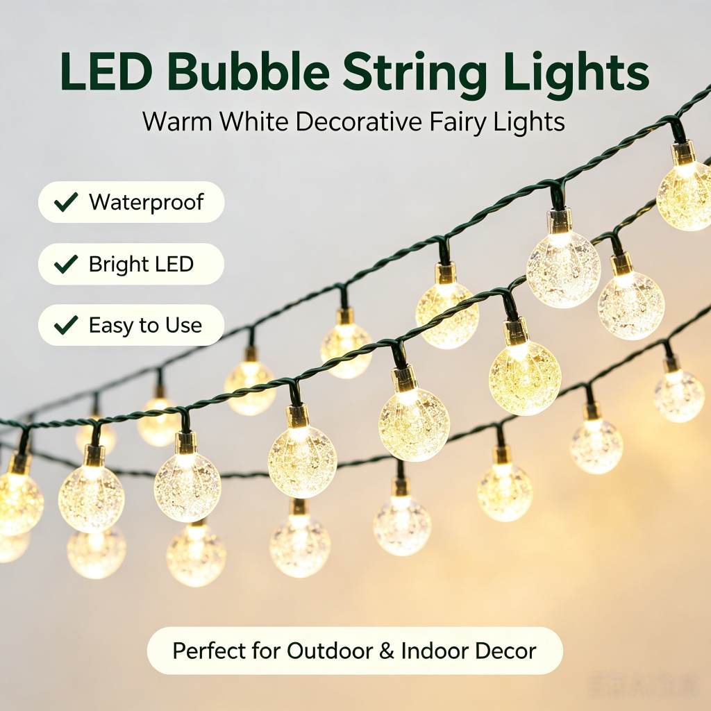 100 LED solar christmas lights outdoor waterproof for garden string lights garden lights fairy