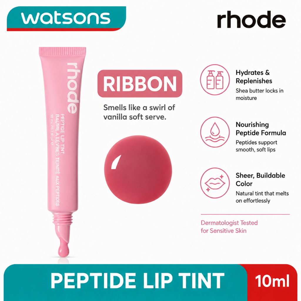 Rhode Skin Peptide Lip Tint Treatment Original 10ml Ribbon/Raspberry jelly/Toast/Espresso
