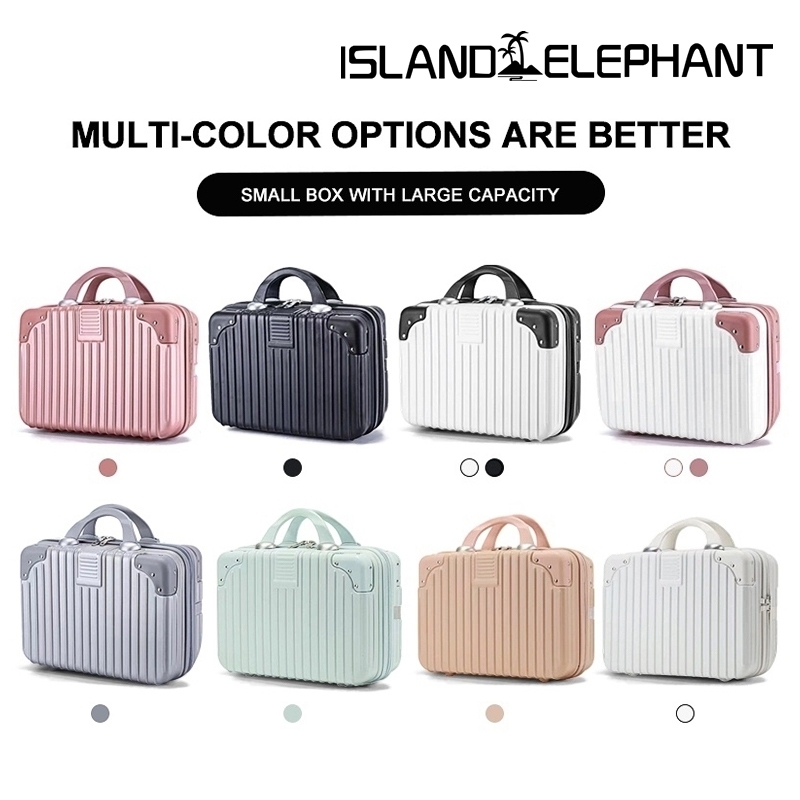ISLAND ELEPHANT Hand Carry Luggage Make Up Bag Mini Luggage Bag 14Inch Travel Bag