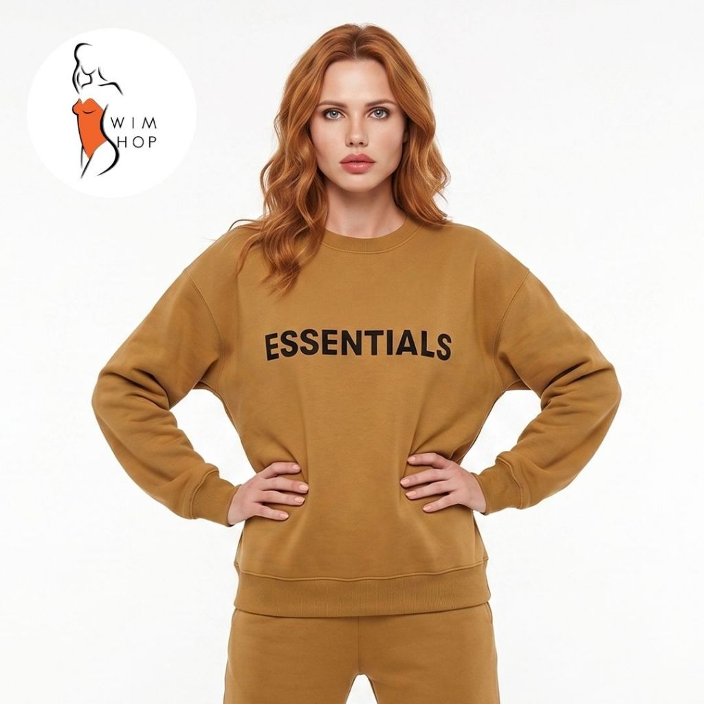 SS ESSENTIALS Jacket Oversized Sweater Unisex Plus Size Pullover