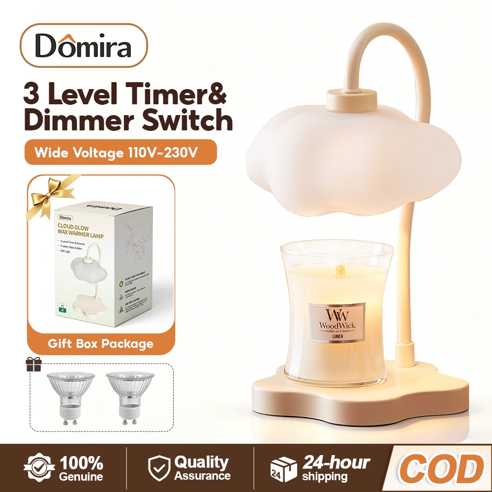 [Gift Box]Cloud Candle Warmer Lamp with Timer Dimmable Brightness Table Lamp NightLight Wedding Gift