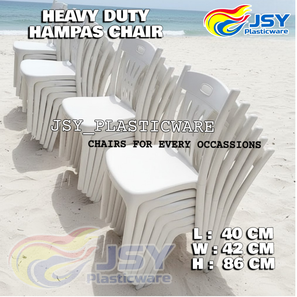 HAMPAS CHAIR HEAVY DUTY HIGH QUALITY ARMLESS CHAIR ERGOMOMETRIC CLASSY ELEGANT INDDOR OUTDOOR CHAIR