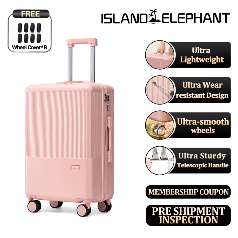ISLAND ELEPHANT LoveTour Series Luggage Travel Bag 20/24inche 360° Rotating Wheels Sturdy Durable