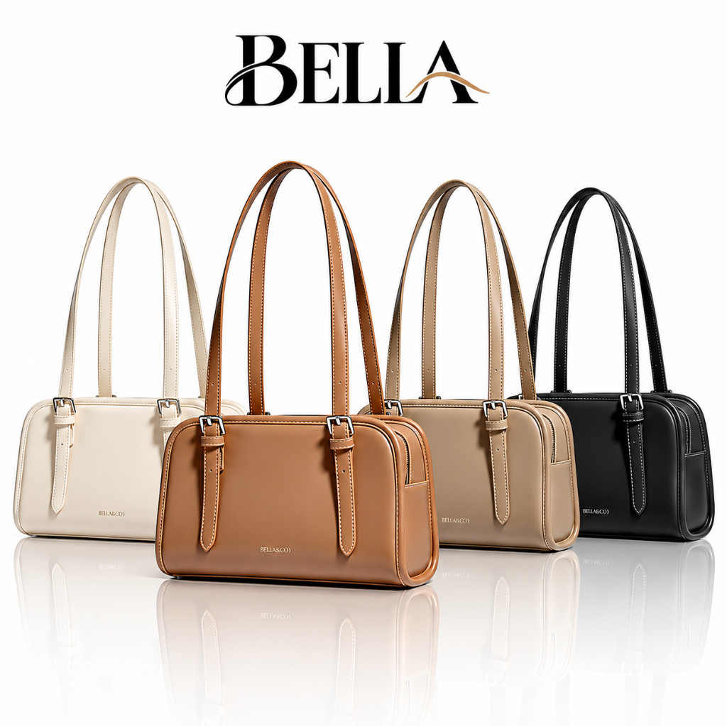 Bella Korean Shoulder Bag For Women Tote Bag With Zipper High-end Versatile Women's Bag Renee Bag