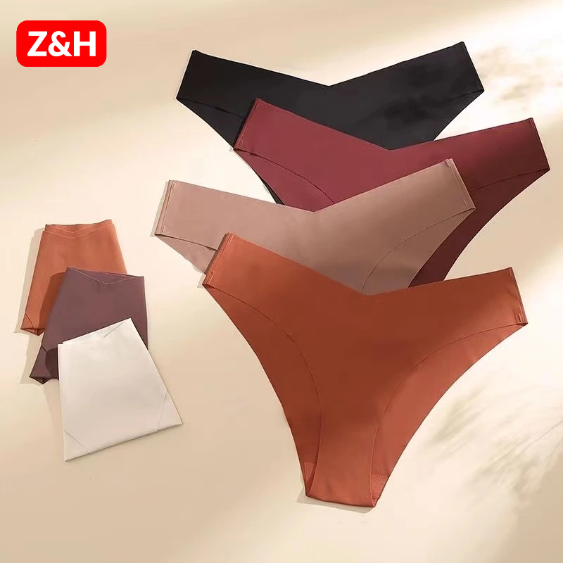 Z&H COD 12PCS-6PCS- WOMENS UNDERWEAR T-BACK SEEMLESS PANTIES G-STRINGS PANTY