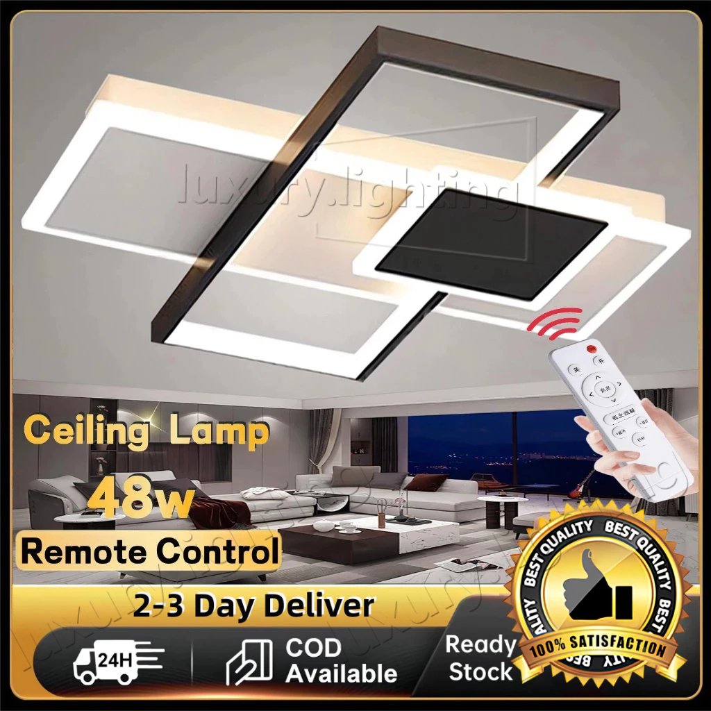 3color LED Ceiling Light With Remoter Ceailing Lamp Chandelier For Living/Bed Room Center Lights