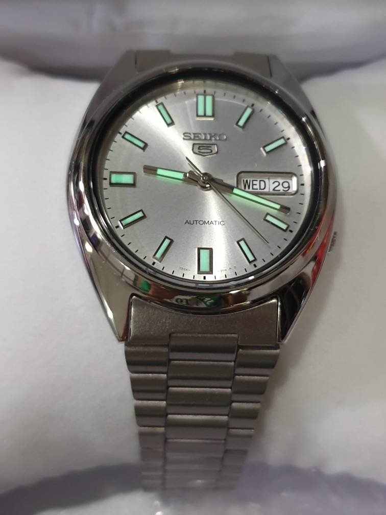 Seiko 5 Gents Automatic Stainless Steel Bracelet Watch SNXS73K1 SNXS73K  SNXS73 | Shopee Singapore