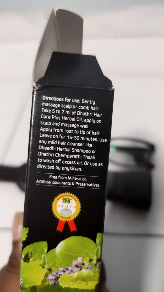 Dhathri Hair Care Plus Herbal Oil 200ml | Shopee Singapore