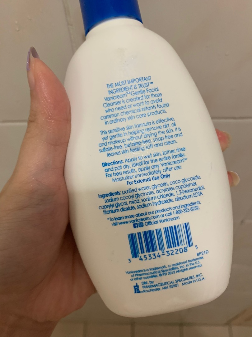 Buy Vanicream Gentle Facial Cleanser For Sensitive Skin, Oz (Pack Of 3