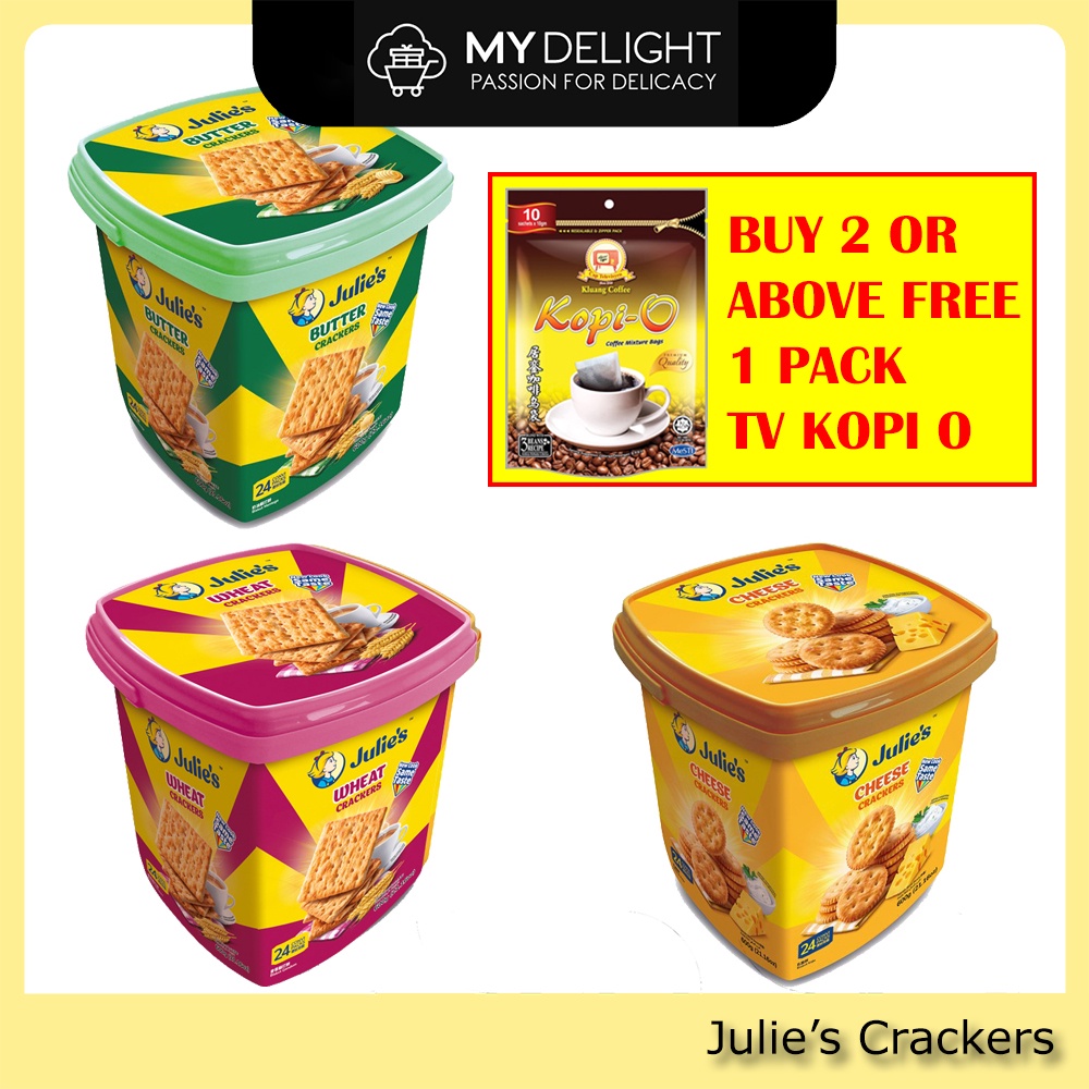 Julie's Cheese Butter Wheat Crackers 600g Busket SG Ready Stock MyDelight Jacob Crackers