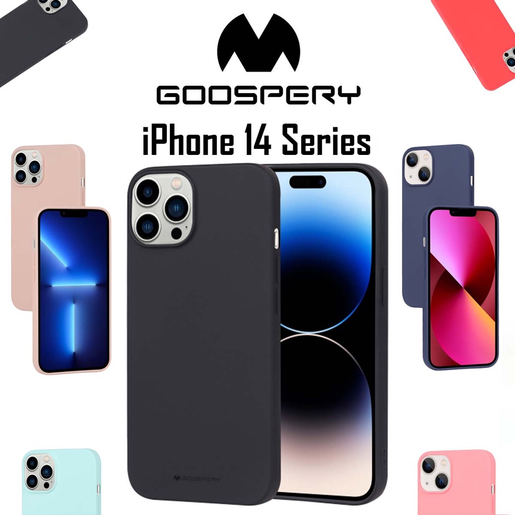 Mercury/Goospery Soft Feeling Case For iPhone 14/iPhone 14 Plus/iPhone 14 Pro/iPhone 14 Pro Max Phone Case