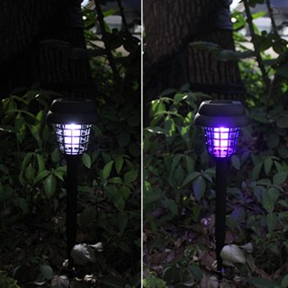 SESG 2PCS Mosquito Repellent Killer Lamp Solar Powered Outdoor Garden LEDs Light #3