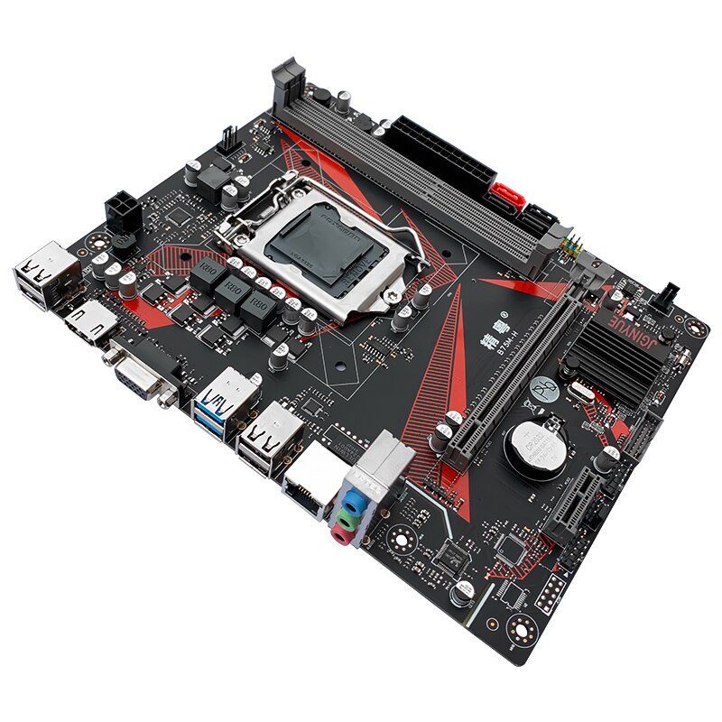fast shipping️JGINYUE B75 M-ATX Motherboard Intel LGA 1155 i3 i5 i7 E3 DDR3 1600MHz 16GB M.2 NVME SATA USB3.0 VGA HDMI B75M-H Q5YL
