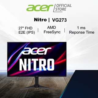 Acer NEW Nitro VG273 27-Inch FHD IPS Gaming Monitor with 1ms Response Time (computer monitor screen)