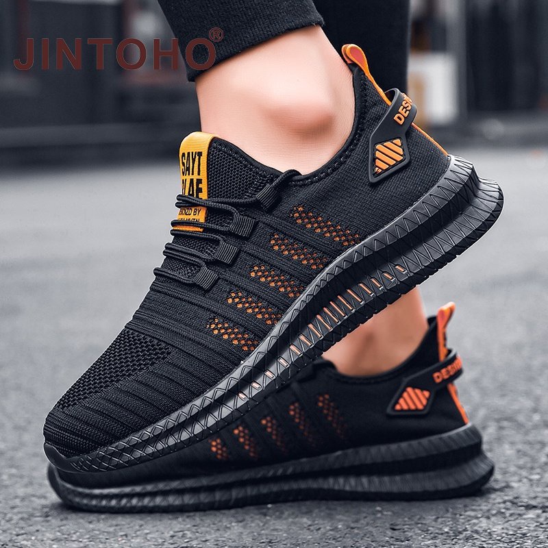 Big Size Mens Shoes Summer Men Sneakers Men Fashion Shoes Breathable Male  Casual Shoes Black Sneakers For Men | Shopee Singapore