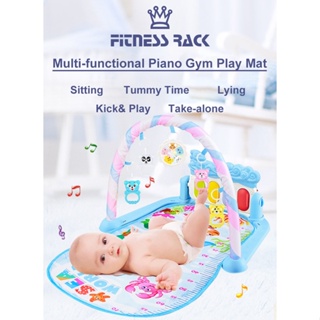 Baby Gym Play Mat Activity Centre Kick and Play Piano Gym Mat with Music and Lights Gifts for Baby Newborn Toddler #5